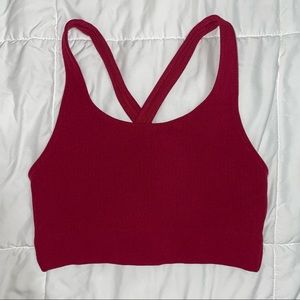 Fabletics Red Sports Bra